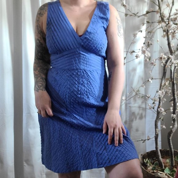 J. Crew Preppy Periwinkle Strapless Tank Dress 8 - Picture 2 of 7